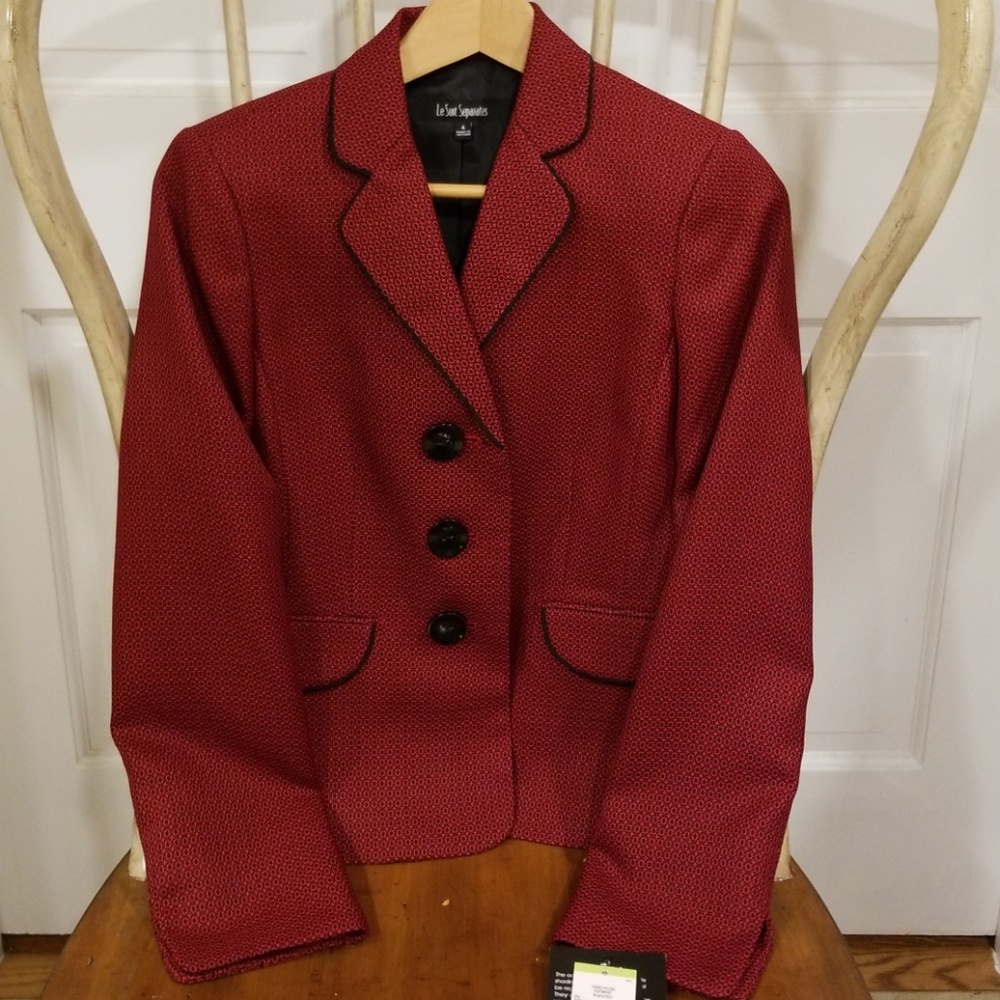 Black and red jacket